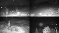 Sdružený snímek okolí chaty Myslivna