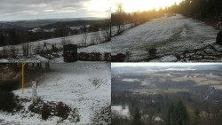 Sdružený snímek okolí chaty Myslivna