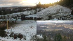 Sdružený snímek okolí chaty Myslivna