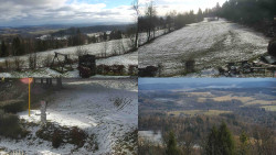 Sdružený snímek okolí chaty Myslivna