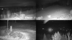 Sdružený snímek okolí chaty Myslivna