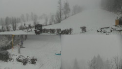 Sdružený snímek okolí chaty Myslivna