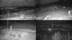 Sdružený snímek okolí chaty Myslivna