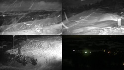 Sdružený snímek okolí chaty Myslivna