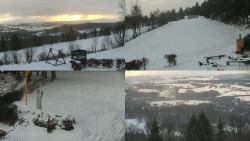 Sdružený snímek okolí chaty Myslivna