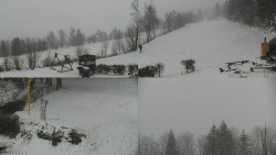 Sdružený snímek okolí chaty Myslivna