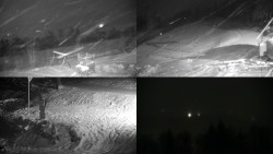 Sdružený snímek okolí chaty Myslivna