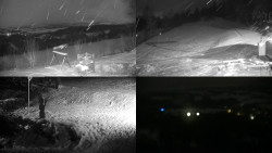 Sdružený snímek okolí chaty Myslivna