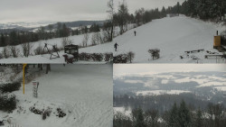 Sdružený snímek okolí chaty Myslivna