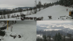 Sdružený snímek okolí chaty Myslivna