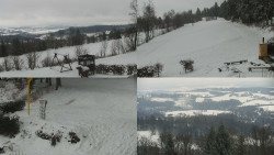 Sdružený snímek okolí chaty Myslivna