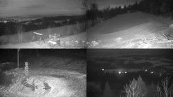 Sdružený snímek okolí chaty Myslivna