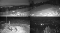 Sdružený snímek okolí chaty Myslivna