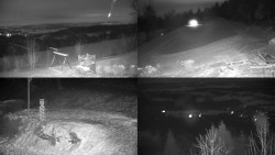 Sdružený snímek okolí chaty Myslivna