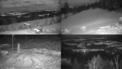 Sdružený snímek okolí chaty Myslivna