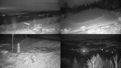 Sdružený snímek okolí chaty Myslivna