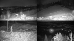 Sdružený snímek okolí chaty Myslivna