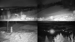 Sdružený snímek okolí chaty Myslivna