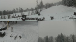 Sdružený snímek okolí chaty Myslivna