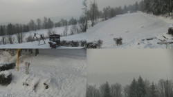 Sdružený snímek okolí chaty Myslivna