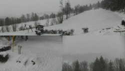 Sdružený snímek okolí chaty Myslivna