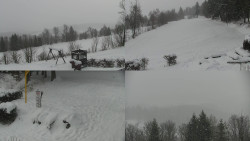 Sdružený snímek okolí chaty Myslivna