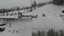 Sdružený snímek okolí chaty Myslivna