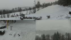 Sdružený snímek okolí chaty Myslivna