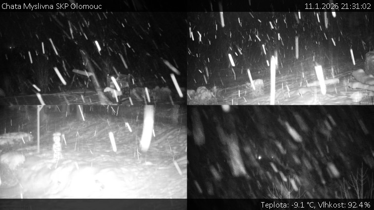 Chata Myslivna SKP Olomouc - Sdružený snímek okolí chaty Myslivna - 11.1.2026 v 21:31