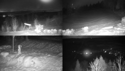 Sdružený snímek okolí chaty Myslivna