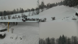 Sdružený snímek okolí chaty Myslivna