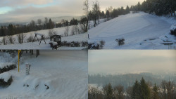 Sdružený snímek okolí chaty Myslivna