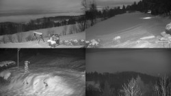 Sdružený snímek okolí chaty Myslivna