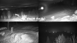 Sdružený snímek okolí chaty Myslivna