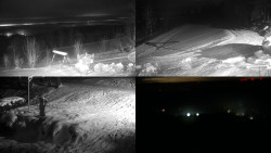 Sdružený snímek okolí chaty Myslivna