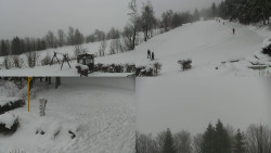 Sdružený snímek okolí chaty Myslivna