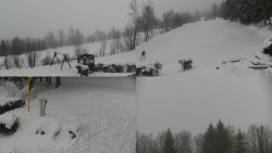 Sdružený snímek okolí chaty Myslivna