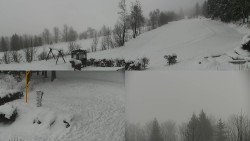 Sdružený snímek okolí chaty Myslivna