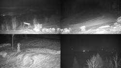 Sdružený snímek okolí chaty Myslivna