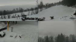 Sdružený snímek okolí chaty Myslivna