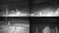 Sdružený snímek okolí chaty Myslivna