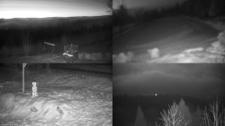 Sdružený snímek okolí chaty Myslivna