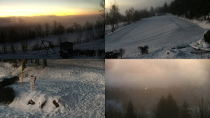 Chata Myslivna SKP Olomouc - Sdružený snímek okolí chaty Myslivna - 16.1.2026 v 07:01