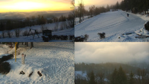 Chata Myslivna SKP Olomouc - Sdružený snímek okolí chaty Myslivna - 16.1.2026 v 07:31