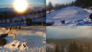 Chata Myslivna SKP Olomouc - Sdružený snímek okolí chaty Myslivna - 16.1.2026 v 08:01