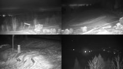 Sdružený snímek okolí chaty Myslivna