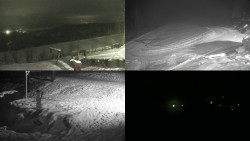 Sdružený snímek okolí chaty Myslivna