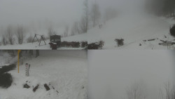 Sdružený snímek okolí chaty Myslivna