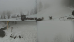 Sdružený snímek okolí chaty Myslivna