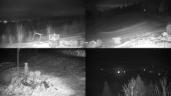 Sdružený snímek okolí chaty Myslivna